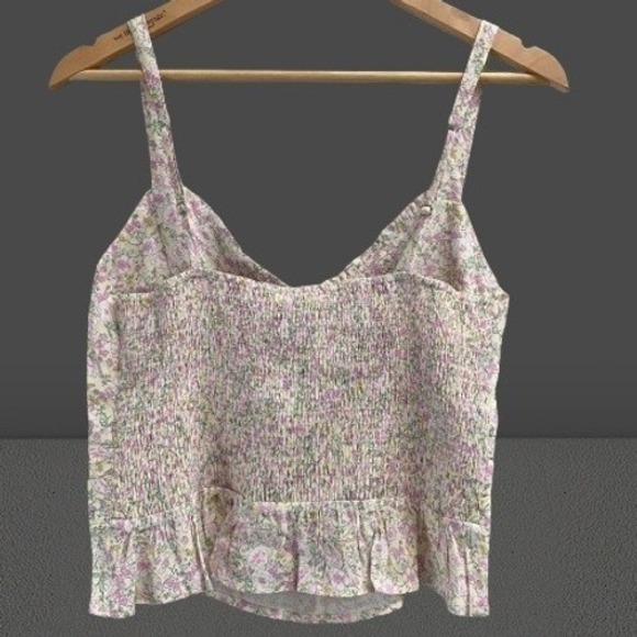 NEW Elodie Anthropologie Floral Cami Top Large - Picture 4 of 6